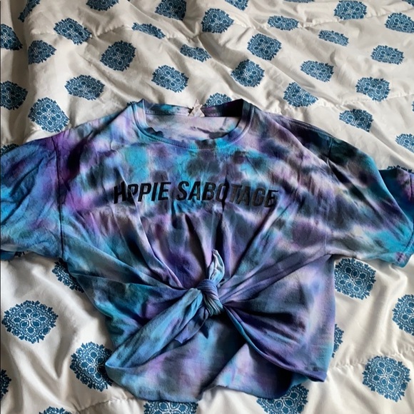 Cute Hippie Sabotage Tiedye Tshirt 